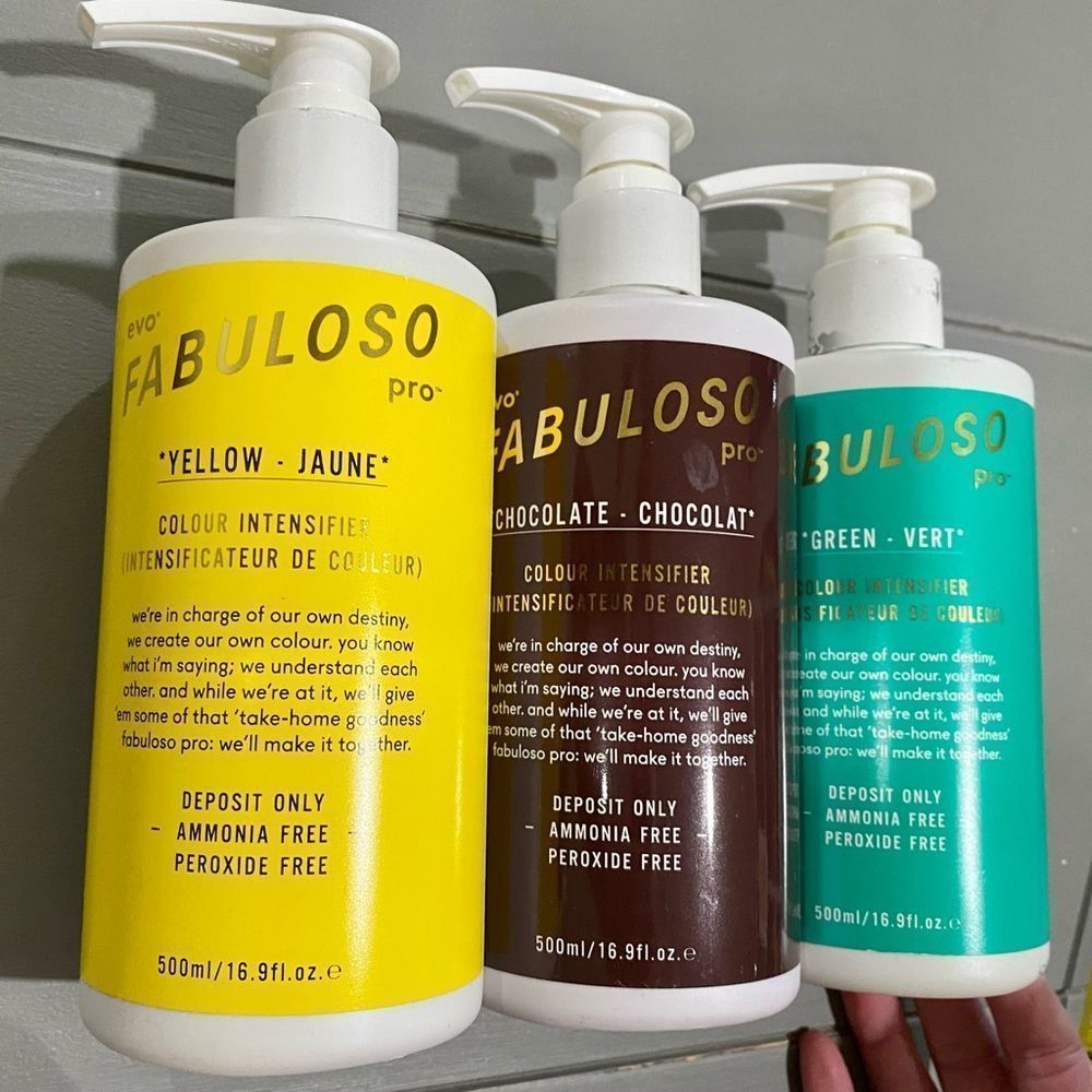 EVO Fabuloso PRO color intensifier. 16.9 ounces each